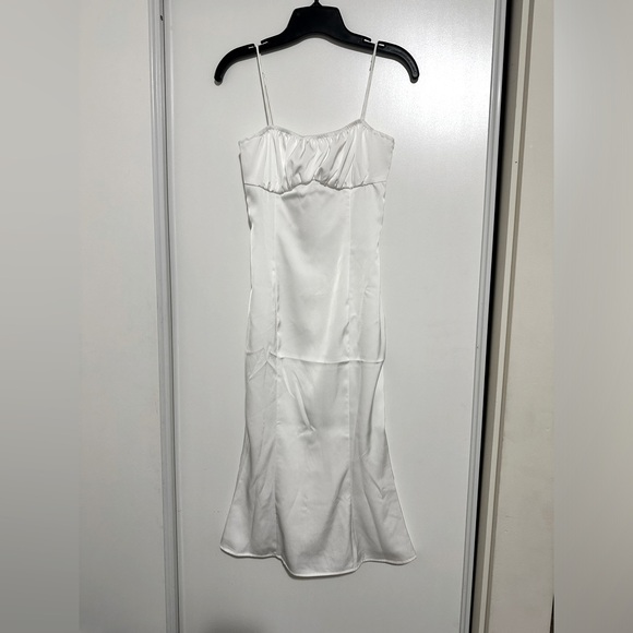 REVOLVE Dresses & Skirts - REVOLVE White Satin Slip Dress